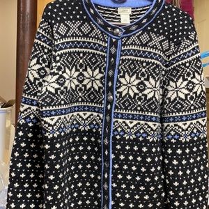 LL Bean cardigan